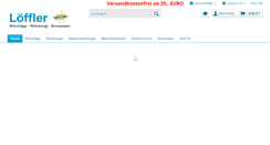 Desktop Screenshot of loeffler-beschlaege.de